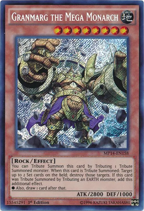 Granmarg the Mega Monarch — 2014 Mega-Tins Mega-Pack — Yu-Gi-Oh!