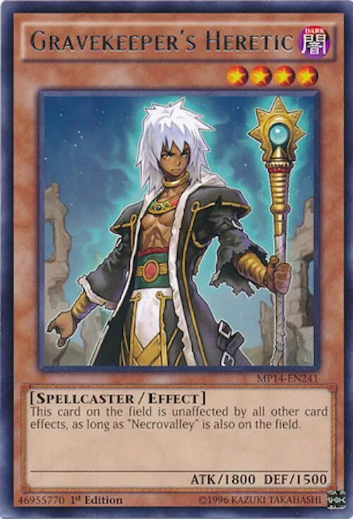 Gravekeeper's Heretic — 2014 Mega-Tins Mega-Pack — Yu-Gi-Oh!