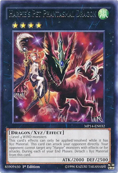 Harpie's Pet Phantasmal Dragon — 2014 Mega-Tins Mega-Pack — Yu-Gi-Oh!