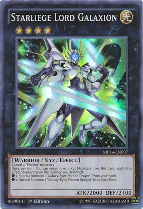 Starliege Lord Galaxion — 2014 Mega-Tins Mega-Pack — Yu-Gi-Oh!