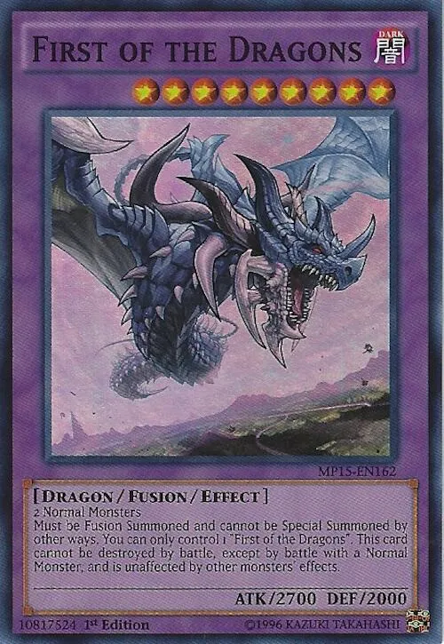 First of the Dragons — 2015 Mega-Tin Mega Pack — Yu-Gi-Oh!
