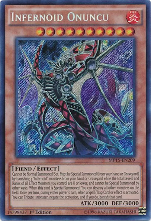 Infernoid Onuncu — 2015 Mega-Tin Mega Pack — Yu-Gi-Oh!