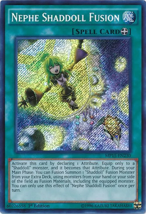 Nephe Fusion Marionnette de l'Ombre — 2015 Mega-Tin Mega Pack — Yu-Gi-Oh!