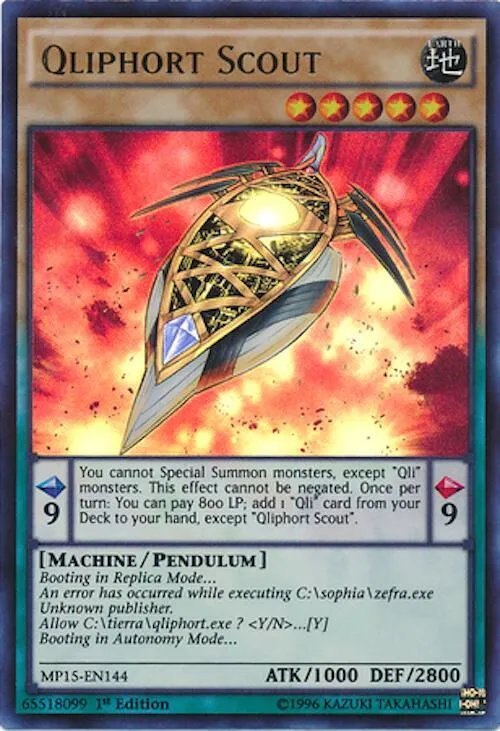 Qliphort Scout — 2015 Mega-Tin Mega Pack — Yu-Gi-Oh!