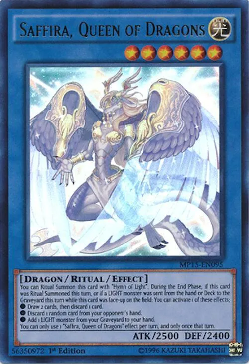 Saffira, Queen of Dragons — 2015 Mega-Tin Mega Pack — Yu-Gi-Oh!