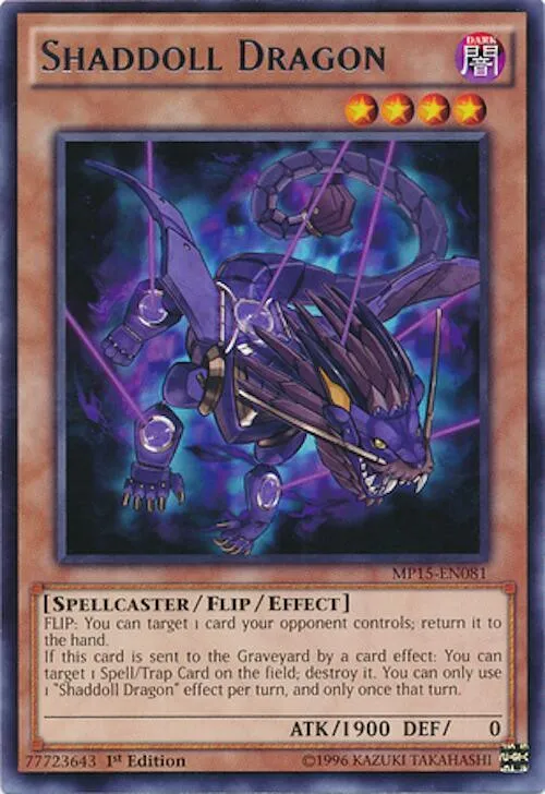 Dragon Marionnette de l'Ombre — 2015 Mega-Tin Mega Pack — Yu-Gi-Oh!