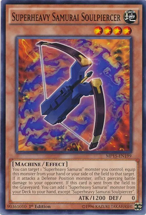 Perçâme Samouraï Supralourd — 2015 Mega-Tin Mega Pack — Yu-Gi-Oh!