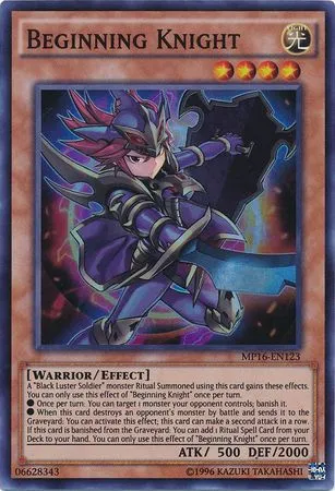 Beginning Knight — 2016 Mega-Tin Mega Pack - Unlimited — Yu-Gi-Oh!