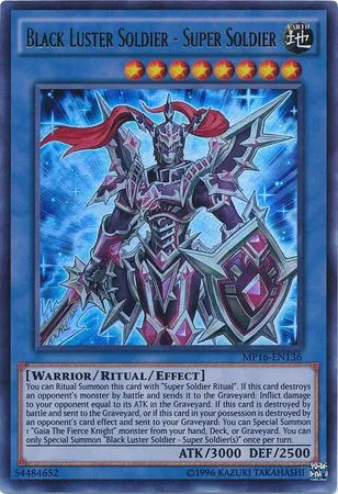 Black Luster Soldier - Super Soldier — 2016 Mega-Tin Mega Pack - Unlimited — Yu-Gi-Oh!