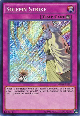 Solemn Strike — 2016 Mega-Tin Mega Pack - Unlimited — Yu-Gi-Oh!