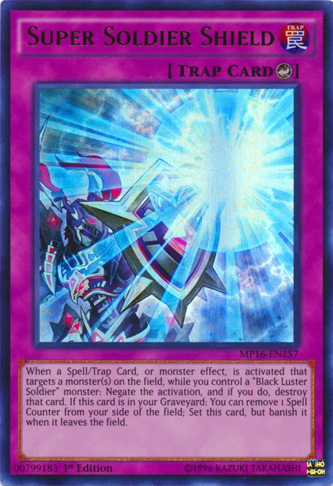Super Soldier Shield — 2016 Mega-Tin Mega Pack — Yu-Gi-Oh!