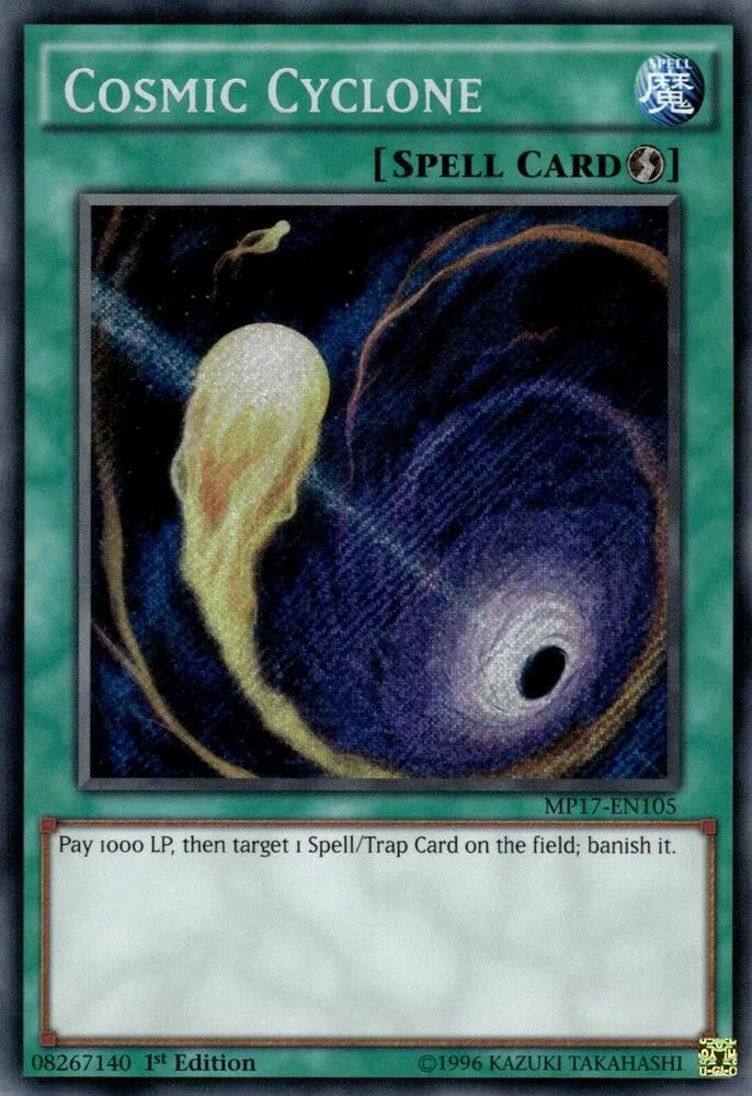 Cosmic Cyclone — 2017 Mega-Tin Mega Pack — Yu-Gi-Oh!