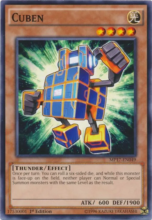 Cuben — 2017 Mega-Tin Mega Pack — Yu-Gi-Oh!