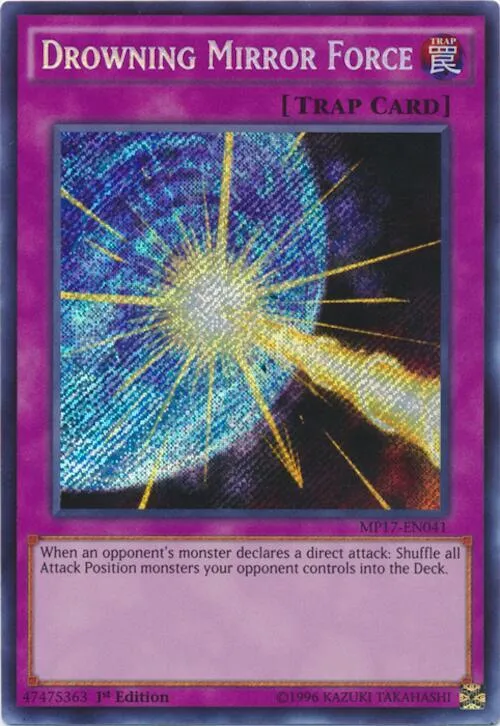 Drowning Mirror Force — 2017 Mega-Tin Mega Pack — Yu-Gi-Oh!