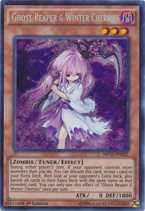 Ghost Reaper & Winter Cherries — 2017 Mega-Tin Mega Pack — Yu-Gi-Oh!