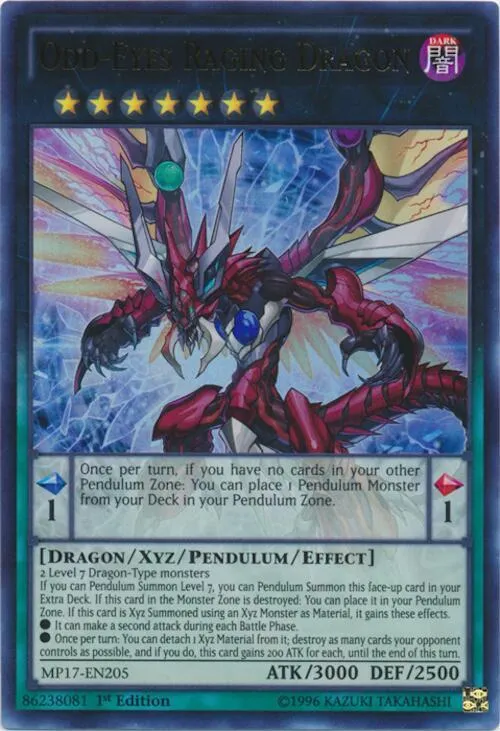 Odd-Eyes Raging Dragon — 2017 Mega-Tin Mega Pack — Yu-Gi-Oh!