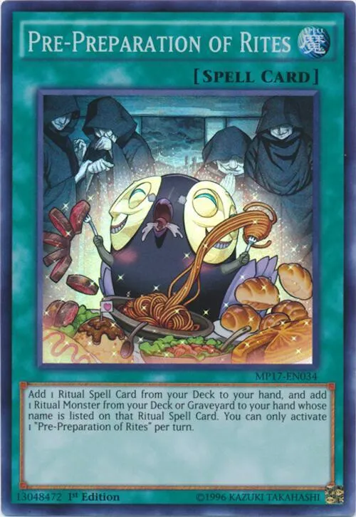 Pré-Préparation des Rites — 2017 Mega-Tin Mega Pack — Yu-Gi-Oh!