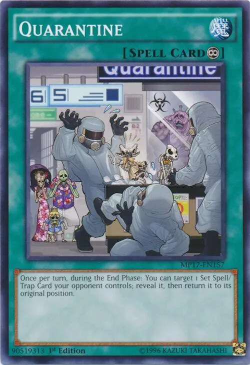 Quarantine — 2017 Mega-Tin Mega Pack — Yu-Gi-Oh!
