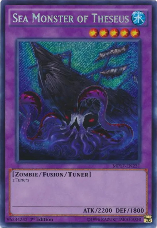 Sea Monster of Theseus — 2017 Mega-Tin Mega Pack — Yu-Gi-Oh!