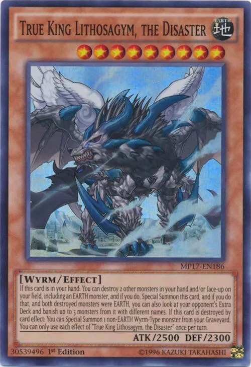 Roi Véritable Lithosagym le Désastre — 2017 Mega-Tin Mega Pack — Yu-Gi-Oh!