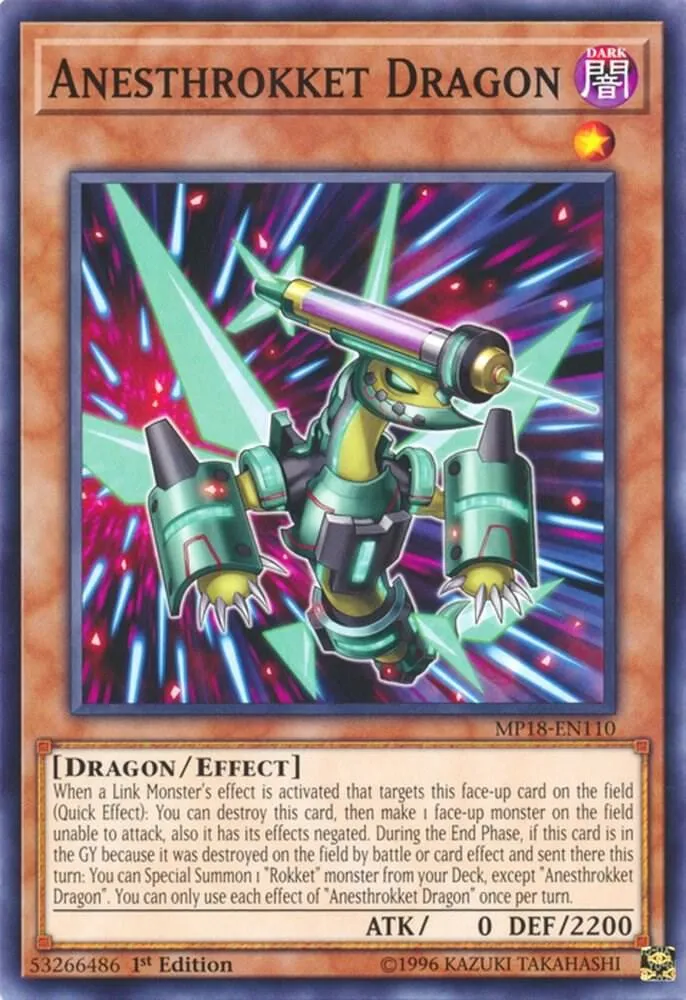 Anesthrokket Dragon — 2018 Mega-Tin Mega Pack — Yu-Gi-Oh!