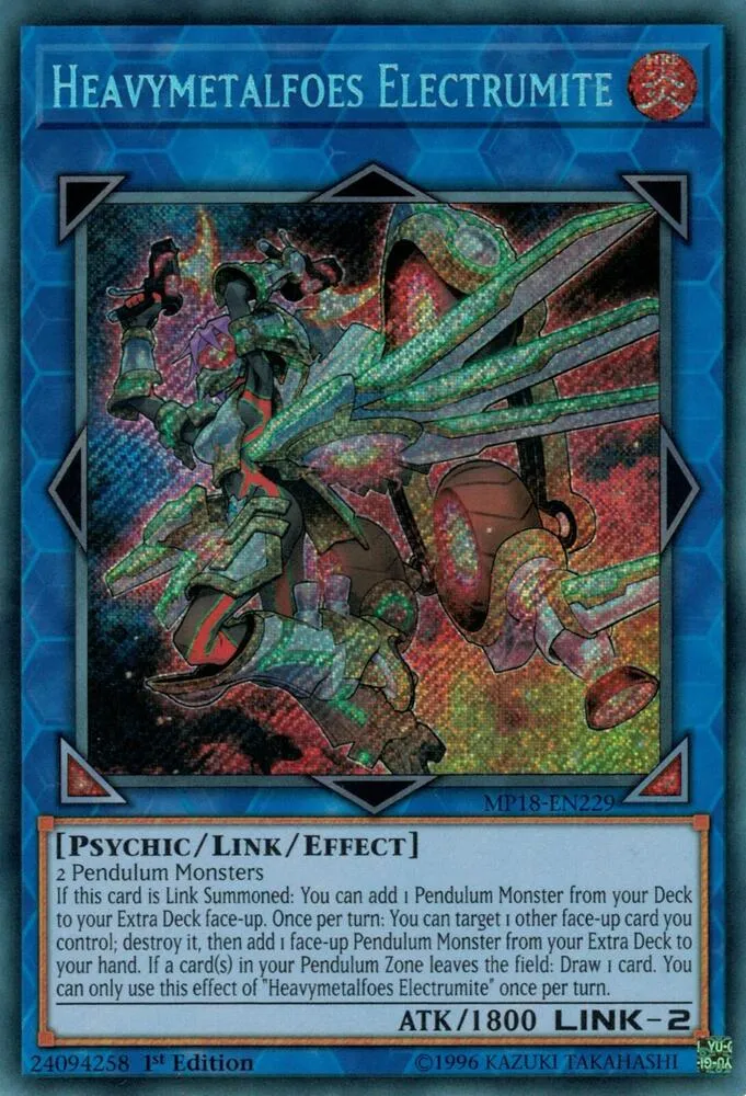 Heavymetalfoes Electrumite — 2018 Mega-Tin Mega Pack — Yu-Gi-Oh!