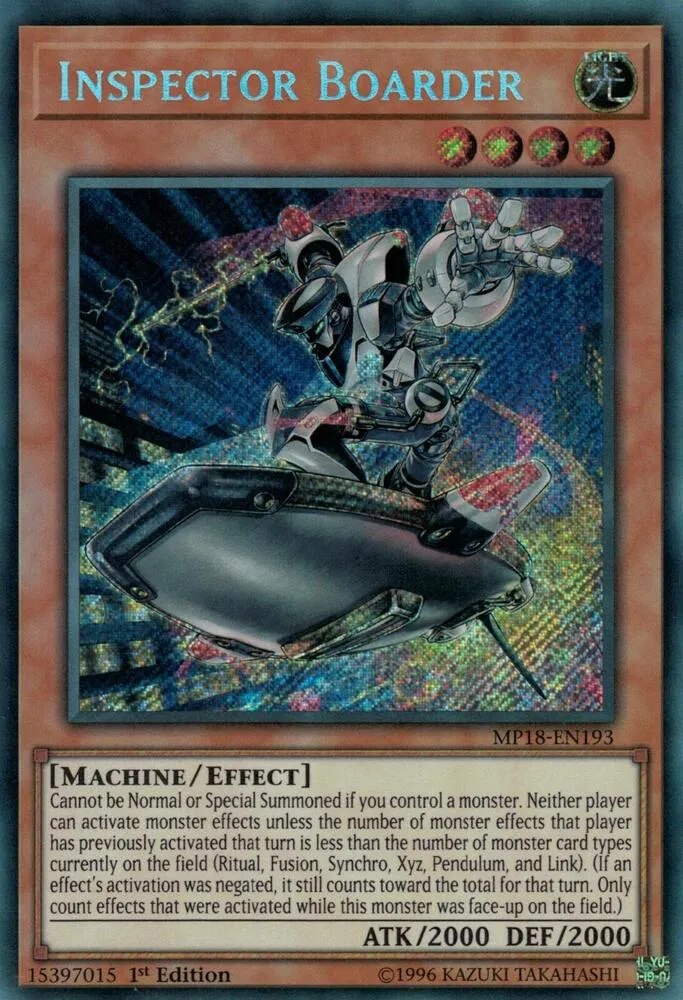 Boarder Inspecteur — 2018 Mega-Tin Mega Pack — Yu-Gi-Oh!