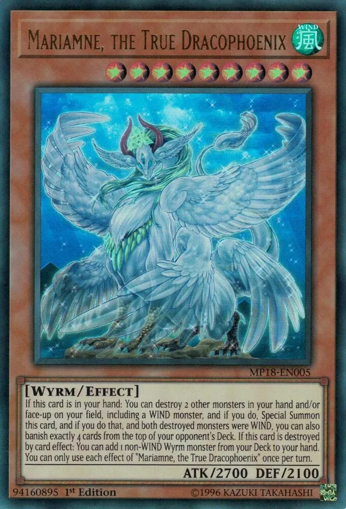 Mariamne, the True Dracophoenix — 2018 Mega-Tin Mega Pack — Yu-Gi-Oh!
