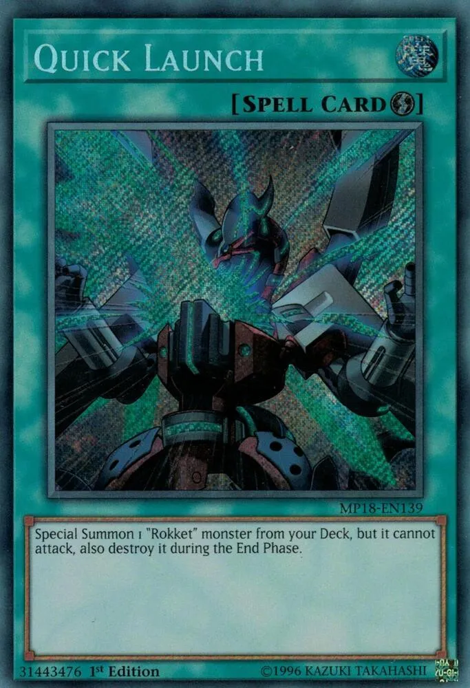 Quick Launch — 2018 Mega-Tin Mega Pack — Yu-Gi-Oh!