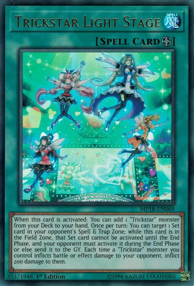 Trickstar Light Stage — 2018 Mega-Tin Mega Pack — Yu-Gi-Oh!