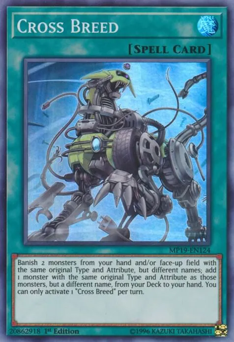 Cross Breed — 2019 Gold Sarcophagus Tin Mega Pack — Yu-Gi-Oh!
