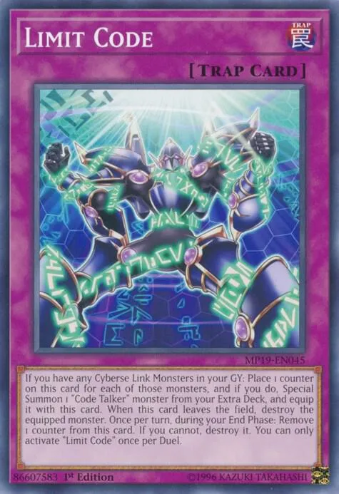 Limit Code — 2019 Gold Sarcophagus Tin Mega Pack — Yu-Gi-Oh!