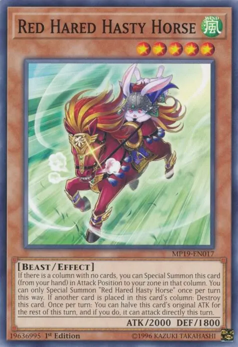 Cheval Lièvre Rouge Hâtif — 2019 Gold Sarcophagus Tin Mega Pack — Yu-Gi-Oh!