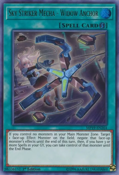 Sky Striker Mecha - Widow Anchor — 2019 Gold Sarcophagus Tin Mega Pack — Yu-Gi-Oh!