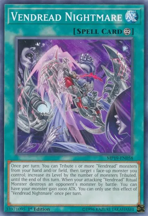 Vendread Nightmare — 2019 Gold Sarcophagus Tin Mega Pack — Yu-Gi-Oh!