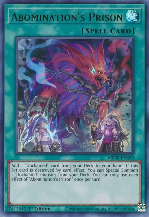 Abomination's Prison — 2020 Tin of Lost Memories Mega Pack — Yu-Gi-Oh!
