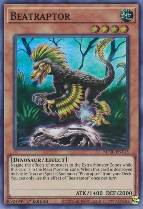 Beatraptor — 2020 Tin of Lost Memories Mega Pack — Yu-Gi-Oh!