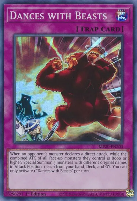 Dances with Beasts — 2020 Tin of Lost Memories Mega Pack — Yu-Gi-Oh!