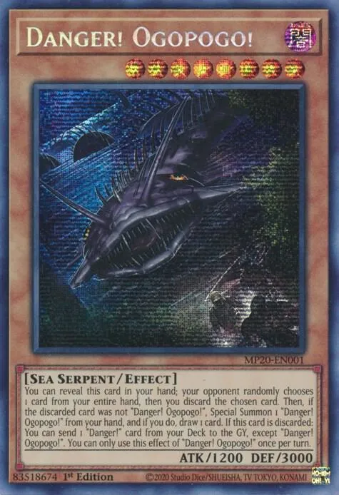 Danger! Ogopogo! — 2020 Tin of Lost Memories Mega Pack — Yu-Gi-Oh!