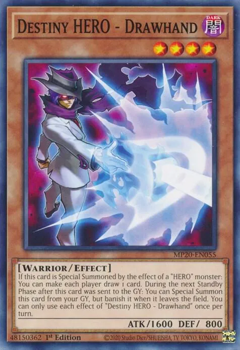 Piochemain - HÉROS de la Destinée — 2020 Tin of Lost Memories Mega Pack — Yu-Gi-Oh!