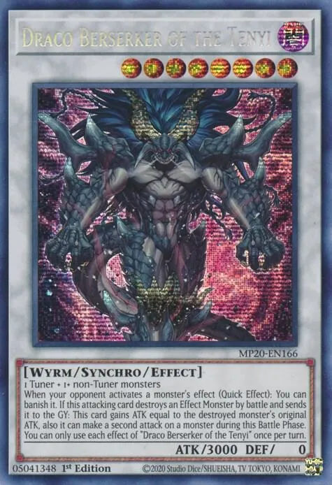 Draco Berserker of the Tenyi — 2020 Tin of Lost Memories Mega Pack — Yu-Gi-Oh!