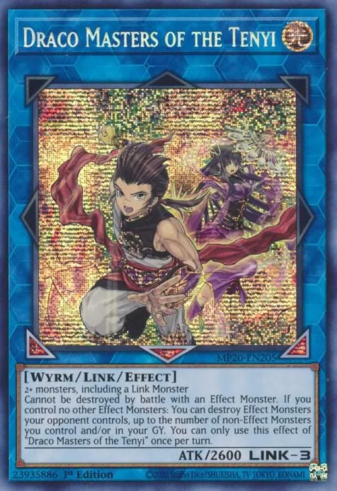 Draco Masters of the Tenyi — 2020 Tin of Lost Memories Mega Pack — Yu-Gi-Oh!