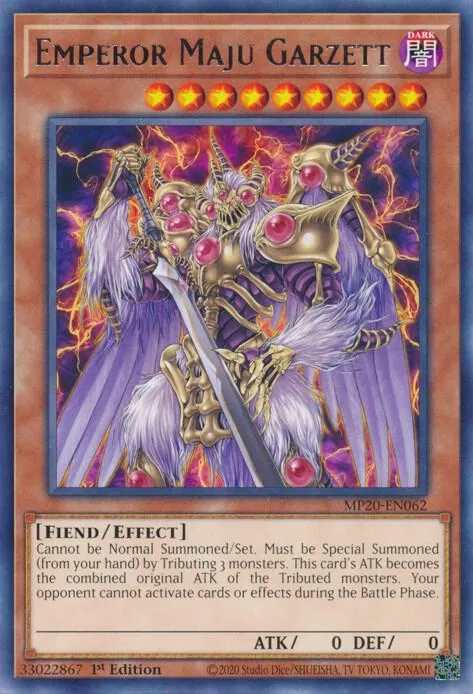 Empereur Maju Garzett — 2020 Tin of Lost Memories Mega Pack — Yu-Gi-Oh!