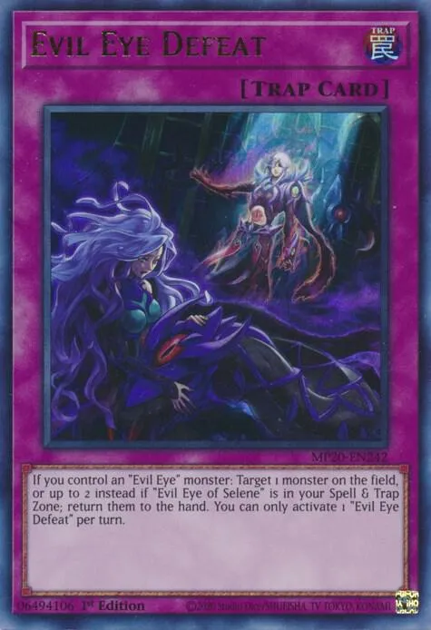 Evil Eye Defeat — 2020 Tin of Lost Memories Mega Pack — Yu-Gi-Oh!