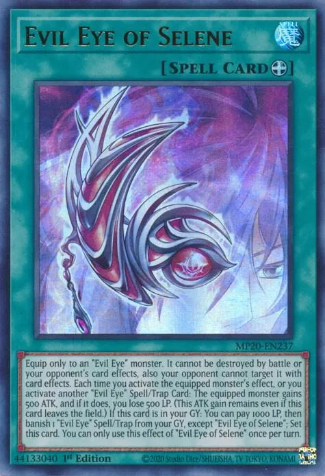 L'Œil Maléfique de Sélène — 2020 Tin of Lost Memories Mega Pack — Yu-Gi-Oh!