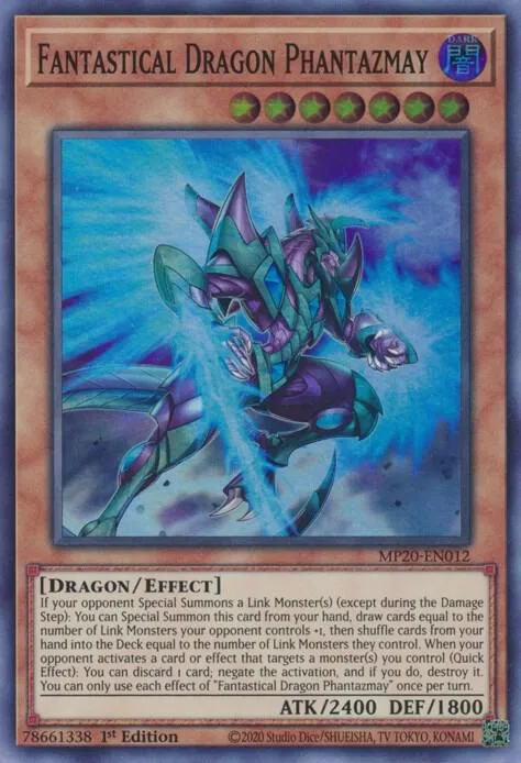 Phantazmay Dragon Fantastique — 2020 Tin of Lost Memories Mega Pack — Yu-Gi-Oh!
