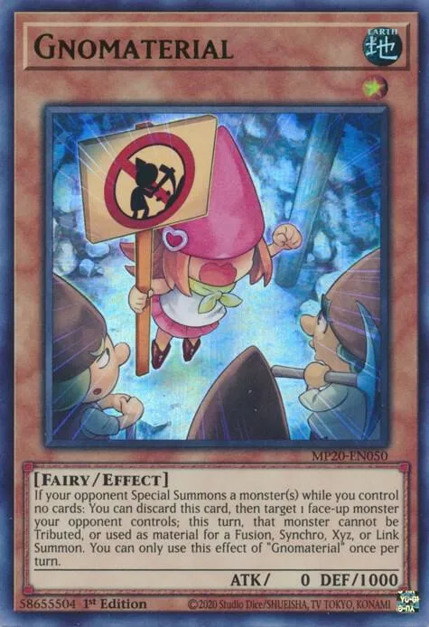 Gnomaterial — 2020 Tin of Lost Memories Mega Pack — Yu-Gi-Oh!
