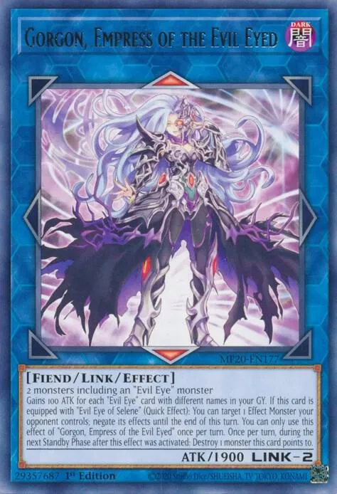 Gorgon, Empress of the Evil Eyed — 2020 Tin of Lost Memories Mega Pack — Yu-Gi-Oh!
