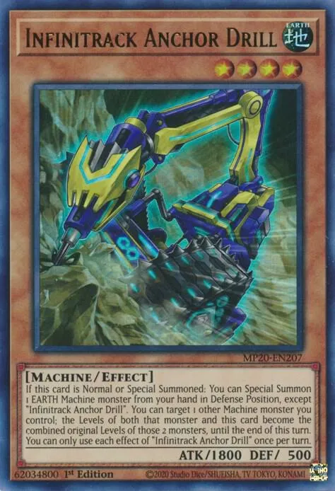 Infinitrack Anchor Drill — 2020 Tin of Lost Memories Mega Pack — Yu-Gi-Oh!