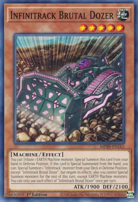Infinitrack Brutal Dozer — 2020 Tin of Lost Memories Mega Pack — Yu-Gi-Oh!
